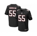 nike nfl jerseys atlanta falcons #55 worrilow black[Elite]