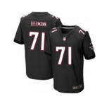 nike nfl jerseys atlanta falcons #71 biermann black[Elite]