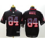 nike nfl jerseys atlanta falcons #84 white black[Elite USA flag fashion]