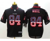 nike nfl jerseys atlanta falcons #84 white black[Elite USA flag fashion]
