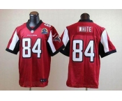 nike nfl jerseys atlanta falcons #84 white red[Elite 50th Patch]