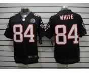 nike nfl jerseys atlanta falcons #84 white white black[Elite 50th Patch]