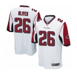 Men's Atlanta Falcons #26 Isaiah Oliver Game White Football Jersey