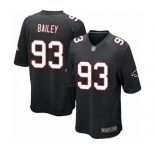 Men's Atlanta Falcons #93 Allen Bailey Game Black Alternate Football Jersey
