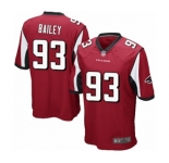 Men's Atlanta Falcons #93 Allen Bailey Game Red Team Color Football Jersey