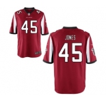 Men's Nike Atlanta Falcons #45 Deion Jones Game Red Team Color NFL Jersey