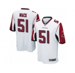 Men's Nike Atlanta Falcons #51 Alex Mack Game White NFL Jersey