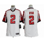 nike nfl jerseys atlanta falcons #2 matt ryan white[game]
