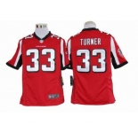 nike nfl jerseys atlanta falcons #33 turner red Game Jerseys