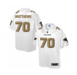 nike nfl jerseys atlanta falcons #70 matthews Pro Line White[game]