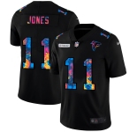 Atlanta Falcons #11 Julio Jones Men's Nike Multi-Color Black 2020 NFL Crucial Catch Vapor Untouchable Limited Jersey