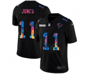 Atlanta Falcons #11 Julio Jones Men's Nike Multi-Color Black 2020 NFL Crucial Catch Vapor Untouchable Limited Jersey