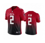 Atlanta Falcons #2 Matt Ryan Red 2020 2nd Alternate Vapor Limited Jersey