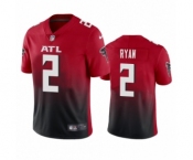 Atlanta Falcons #2 Matt Ryan Red 2020 2nd Alternate Vapor Limited Jersey