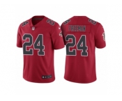 Men Atlanta Falcons #24 Devonta Freeman Red Color Rush Limited Jersey