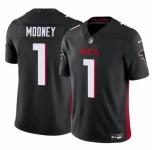 Men's Atlanta Falcons #1 Darnell Mooney Black 2024 F.U.S.E. Vapor Untouchable Limited Football Stitched Jersey