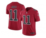 Men's Atlanta Falcons #11 Julio Jones Nike Red Color Rush Limited Jersey