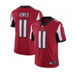 Men's Atlanta Falcons #11 Julio Jones Red Team Color Vapor Untouchable Limited Player Football Jersey