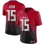 Men's Atlanta Falcons #15 Matthew Judon Red Black Vapor Untouchable Limited Football Stitched Jersey