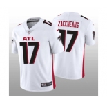 Men's Atlanta Falcons #17 Olamide Zaccheaus White Vapor Untouchable Stitched Football Jersey
