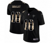 Men's Atlanta Falcons #18 Calvin Ridley Limited Black Statue of Liberty Football Jersey