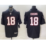Men's Atlanta Falcons #18 Kirk Cousins Black Vapor Untouchable Limited Football Stitched Jerseys