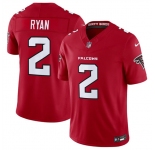 Men's Atlanta Falcons #2 Matt Ryan Red 2026 New F.U.S.E. Vapor Untouchable Limited Football Stitched Jersey