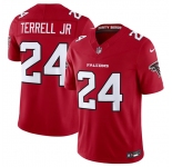 Men's Atlanta Falcons #24 A.J. Terrell Red 2026 New F.U.S.E. Vapor Untouchable Limited Football Stitched Jersey