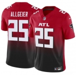Men's Atlanta Falcons #25 Tyler Allgeier Red Black 2024 F.U.S.E. Vapor Untouchable Limited Football Stitched Jersey