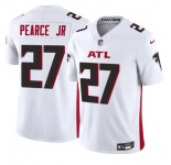Men's Atlanta Falcons #27 James Pearce Jr White 2025 Draft F.U.S.E. Vapor Untouchable Limited Football Stitched Jersey