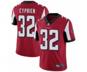 Men's Atlanta Falcons #32 Johnathan Cyprien Red Team Color Vapor Untouchable Limited Player Football Jersey