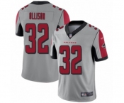 Men's Atlanta Falcons #32 Qadree Ollison Limited Silver Inverted Legend Football Jersey