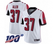 Men's Atlanta Falcons #37 Ricardo Allen White Vapor Untouchable Limited Player 100th Season Football Jersey