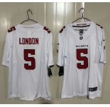 Men's Atlanta Falcons #5 Drake London White 2026 New Vapor Untouchable Limited Football Stitched Jersey
