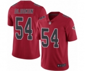 Men's Atlanta Falcons #54 Foye Oluokun Limited Red Rush Vapor Untouchable Football Jersey
