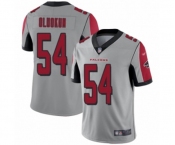 Men's Atlanta Falcons #54 Foye Oluokun Limited Silver Inverted Legend Football Jersey