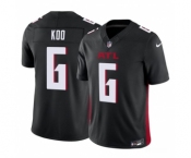 Men's Atlanta Falcons #6 Younghoe Koo Black 2023 F.U.S.E. Vapor Untouchable Limited Football Stitched Jersey