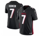 Men's Atlanta Falcons #7 Bijan Robinson Black 2023 F.U.S.E. Vapor Untouchable Limited Football Stitched Jersey