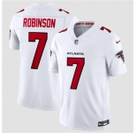 Men's Atlanta Falcons #7 Bijan Robinson White 2026 New F.U.S.E. Vapor Untouchable Limited Football Stitched Jersey