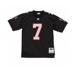 Men's Atlanta Falcons #7 Michael Vick Black 2002 Throwback Stitched Football Jersey