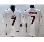 Men's Atlanta Falcons #7 Robinson White Vapor Untouchable Limited Football Stitched Jersey