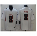 Men's Atlanta Falcons #8 Kyle Pitts Nike White 2021 NFL Draft First Round Pick Player Limited Jersey