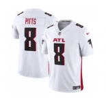 Men's Atlanta Falcons #8 Kyle Pitts White 2023 F.U.S.E. Vapor Untouchable Limited Stitched Football Jersey