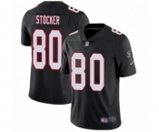 Men's Atlanta Falcons #80 Luke Stocker Black Alternate Vapor Untouchable Limited Player Football Jersey