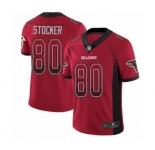 Men's Atlanta Falcons #80 Luke Stocker Limited Red Rush Drift Fashion Football Jersey