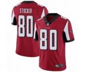 Men's Atlanta Falcons #80 Luke Stocker Red Team Color Vapor Untouchable Limited Player Football Jersey