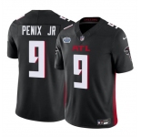 Men's Atlanta Falcons #9 Michael Penix Jr Black 2024 With Draft Patch F.U.S.E Vapor Untouchable Limited Stitched Football Jersey