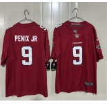 Men's Atlanta Falcons #9 Michael Penix Jr. Red 2026 New Vapor Untouchable Limited Stitched Football Jersey