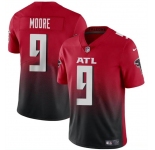Men's Atlanta Falcons #9 Rondale Moore Red Black Vapor Untouchable Limited Football Stitched Jersey