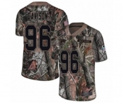 Men's Atlanta Falcons #96 Tyeler Davison Limited Camo Rush Realtree Football Jersey